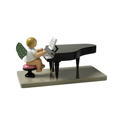 Angel at Grand Piano  Closed  (Wendt und Kuehn)
