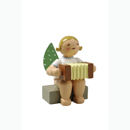 Angel with Concertina Sitting  (Wendt und Kuehn)