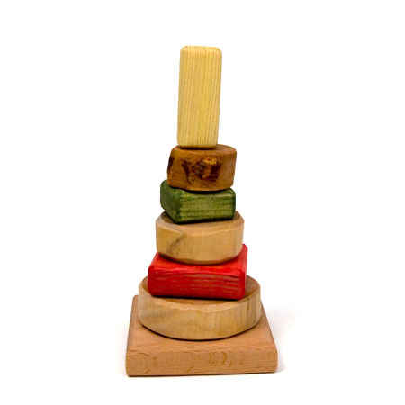 Natural Forms Wooden Stacking Tower