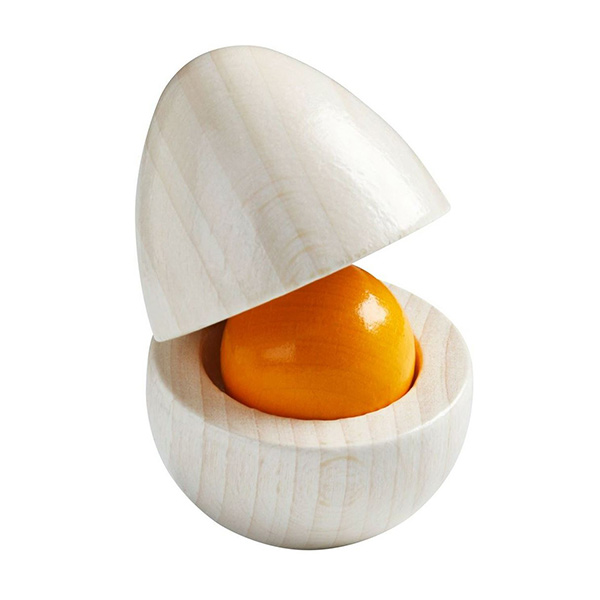 Kid Pretend Play Toy Set Wooden Eggs Yolk Kitchen Food Children Xmas Gift BEST 