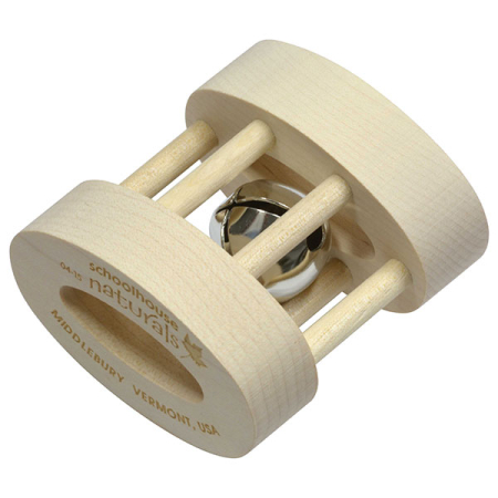 Natural Oval Rattle with Bell