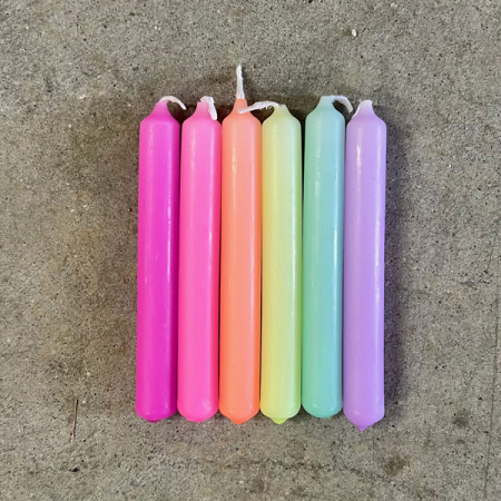 Dip Dye Konfetti Candles - Pastell Babies
