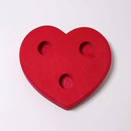 Large Birthday Heart Candleholder