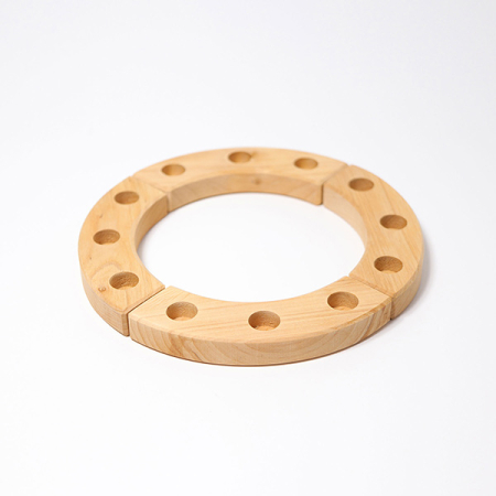 Birthday Ring Natural 12 holes