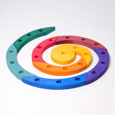 Birthday Ring Advent Spiral Colored (Grimms)