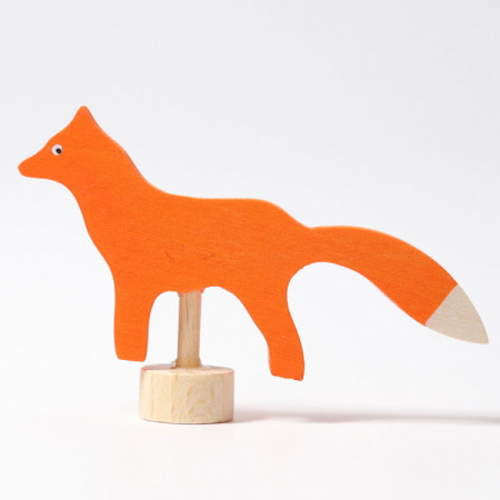 Fox Birthday Ring Ornament