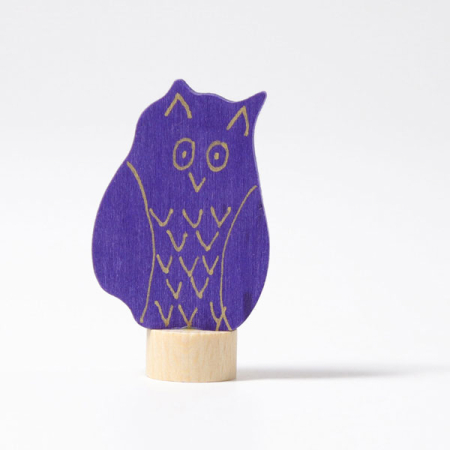 Eagle Owl Birthday Ring Ornament