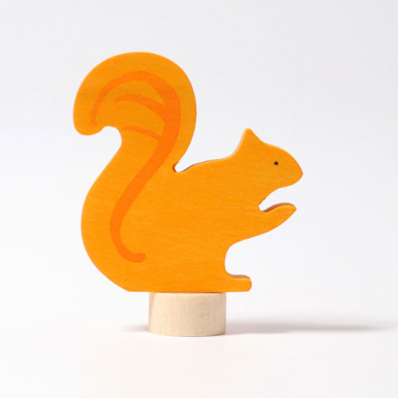 Squirrel Birthday Ring Ornament