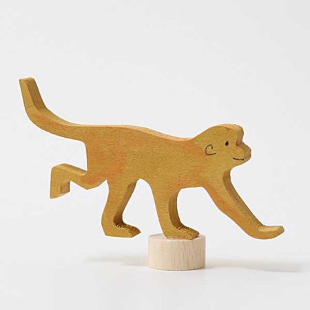 Monkey Walking Ornament for Birthday Ring