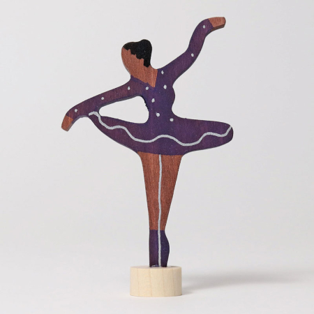 Ballerina Lilac Birthday Ring Ornament