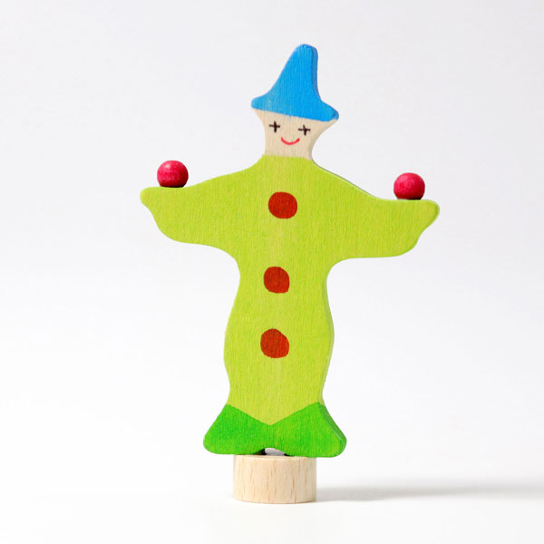 Juggling Clown Ornament for Birthday Ring