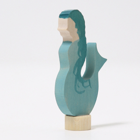 Mermaid Aquamarine Birthday Ring Ornament