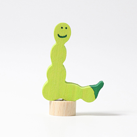 Inchworm Birthday Ring Ornament