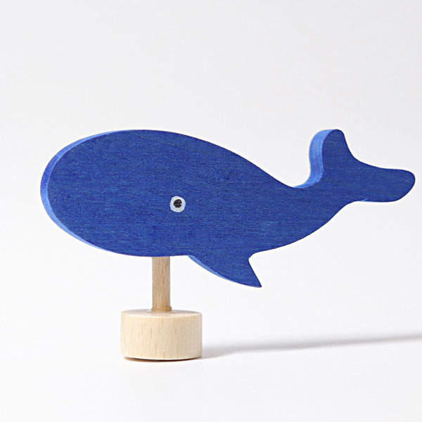Blue Whale Ornament for Birthday Rings