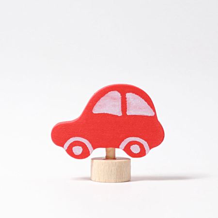 Red Car Birthday Ring Ornament