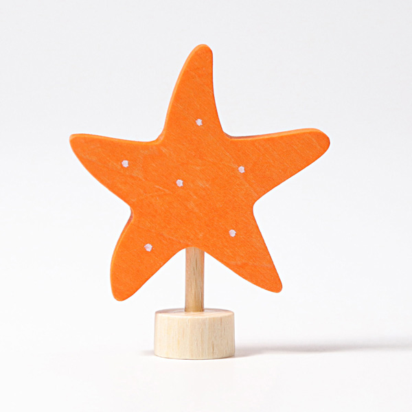 Starfish Ornament for Birthday Rings
