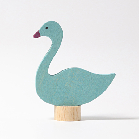 Swan Ornament for Birthday Rings