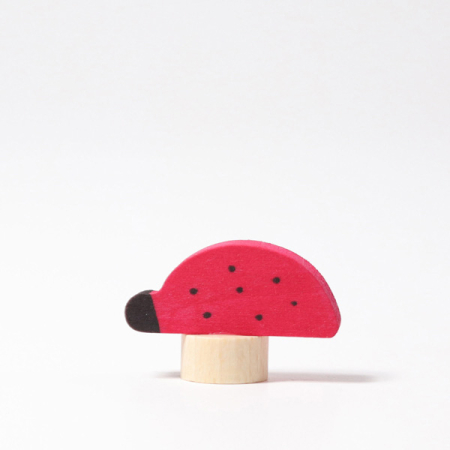 Ladybug Ornament for Birthday Ring