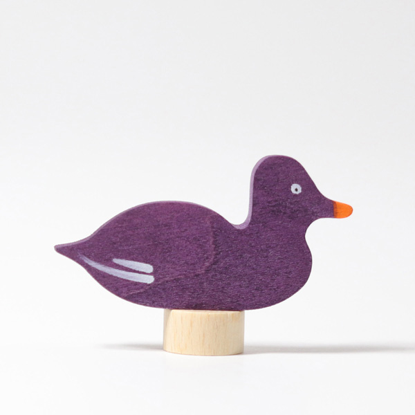 Duck Ornament for Birthday Rings
