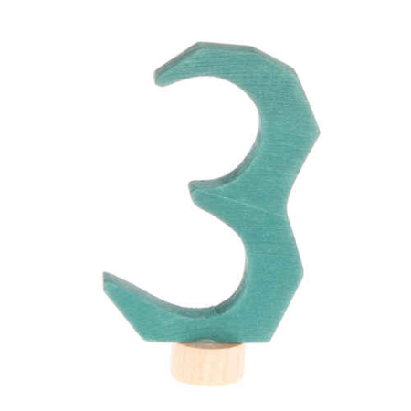 Waldorf Number 3 for Birthday Ring