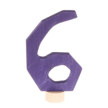 Waldorf Number 6 for Birthday Rings