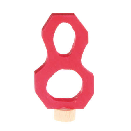 Waldorf Number 8 for Birthday Rings
