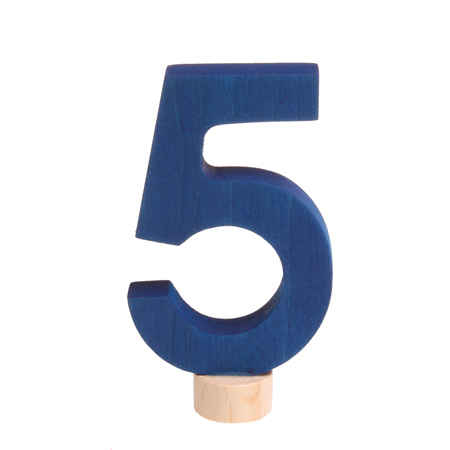 Simple Number 5 for Birthday Ring