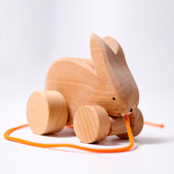 Bobbing Rabbit Hans Pull Toy (Grimm's)