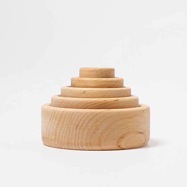 wooden nesting cups