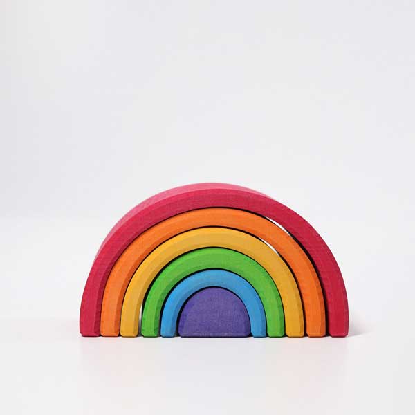 wooden stackable rainbow