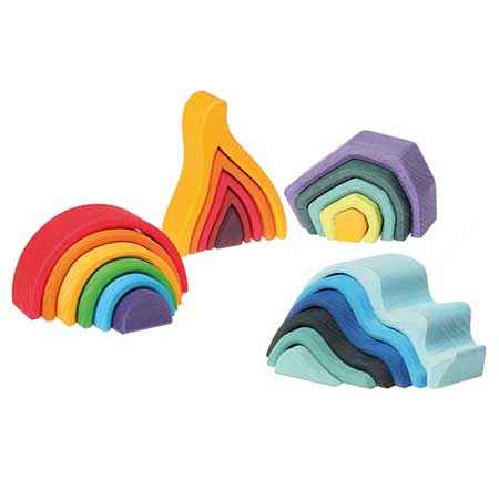 Four Elements Mini Stacking Puzzles