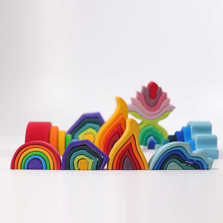 Grimm's Four Elements MINI Stacking Puzzles