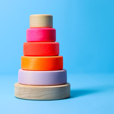 Grimm's X Neon Small Conical Tower neon-pink