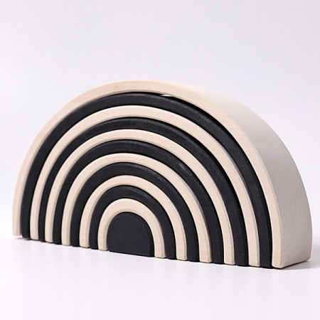 Monochrome Rainbow Stacking Tunnel (Grimm's)