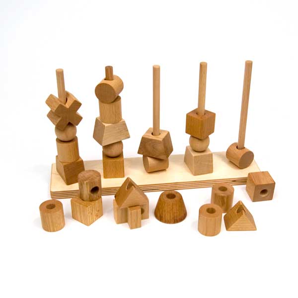 Shapes Stacking Toy Natural