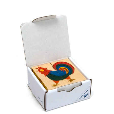 Mini Animal Picture Cube Puzzle (Atelier Fischer)
