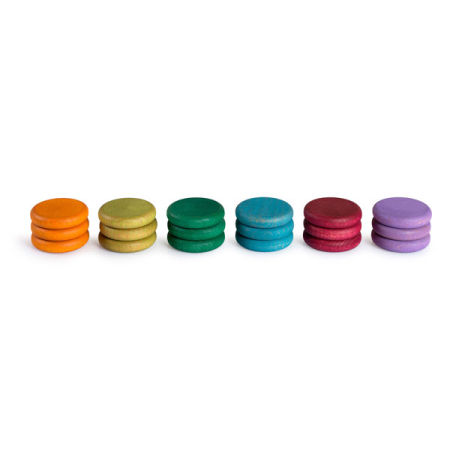 Grapat 18 Coins in 6 Complementary Colors