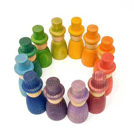 Grapat Nins Magos/Wizards Peg Dolls