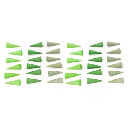 Grapat Mandala Cones Green