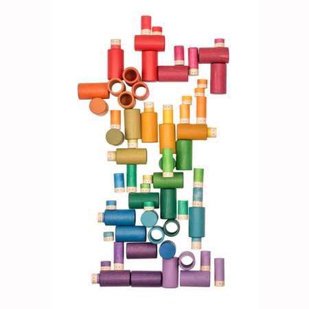Grapat Lola Stack and Sort Play Set 72 pcs