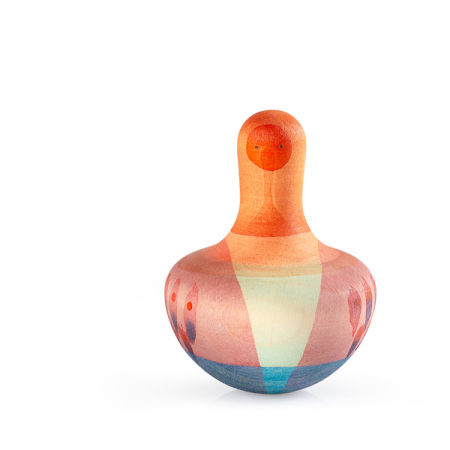 Grapat Mellow Orange Bird rocking toy