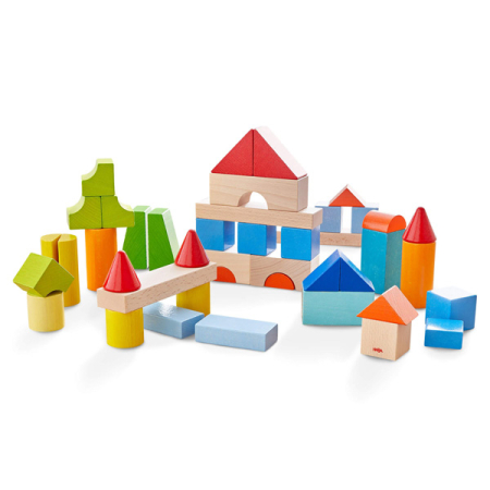 Colored Building Blocks Small Set 46 Pc (HABA)