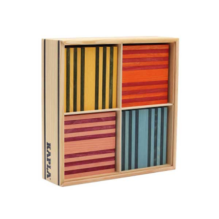 KAPLA Building Planks 100 Octocolor Case