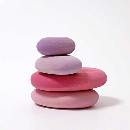 Flamingo Pebbles Building Set (Grimms)