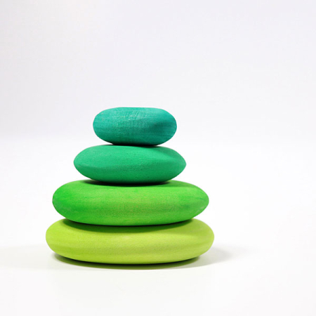 Moss Pebbles Building Set (Grimm's)