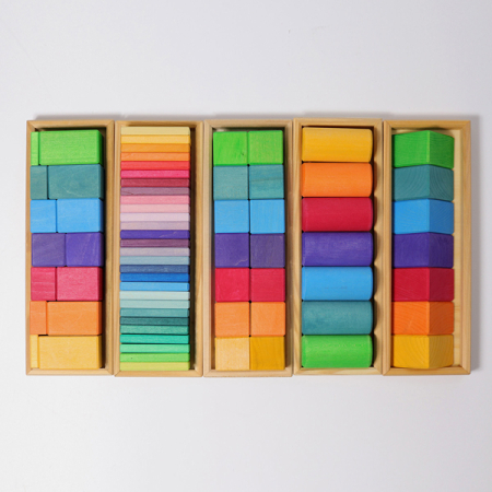 Shapes and Colors 4x4 Building Set (Grimm's)
