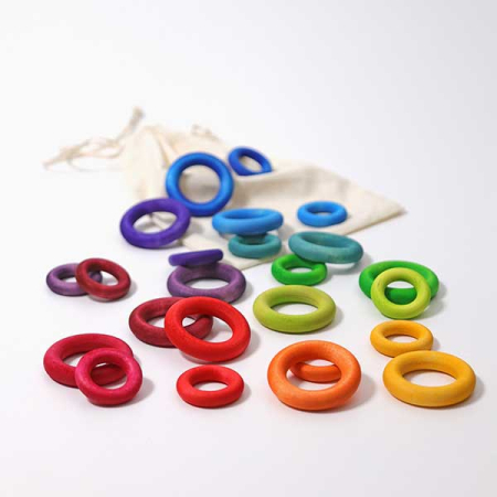 Building Rings Rainbow (Grimms)