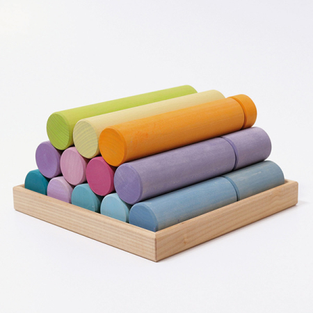 Large Building Rollers Pastel (Grimm's)