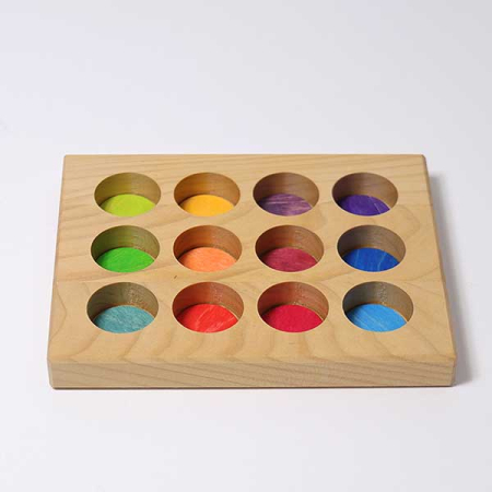 Sorting Board Rainbow (Grimms)
