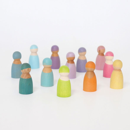 12 Pastel Friends (Grimm's)